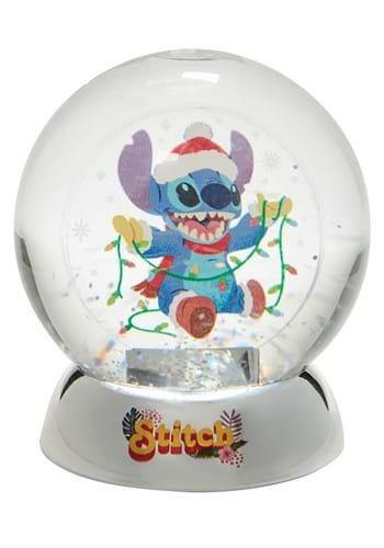Disney Stitch Holiday Waterdazzler Snow Globe