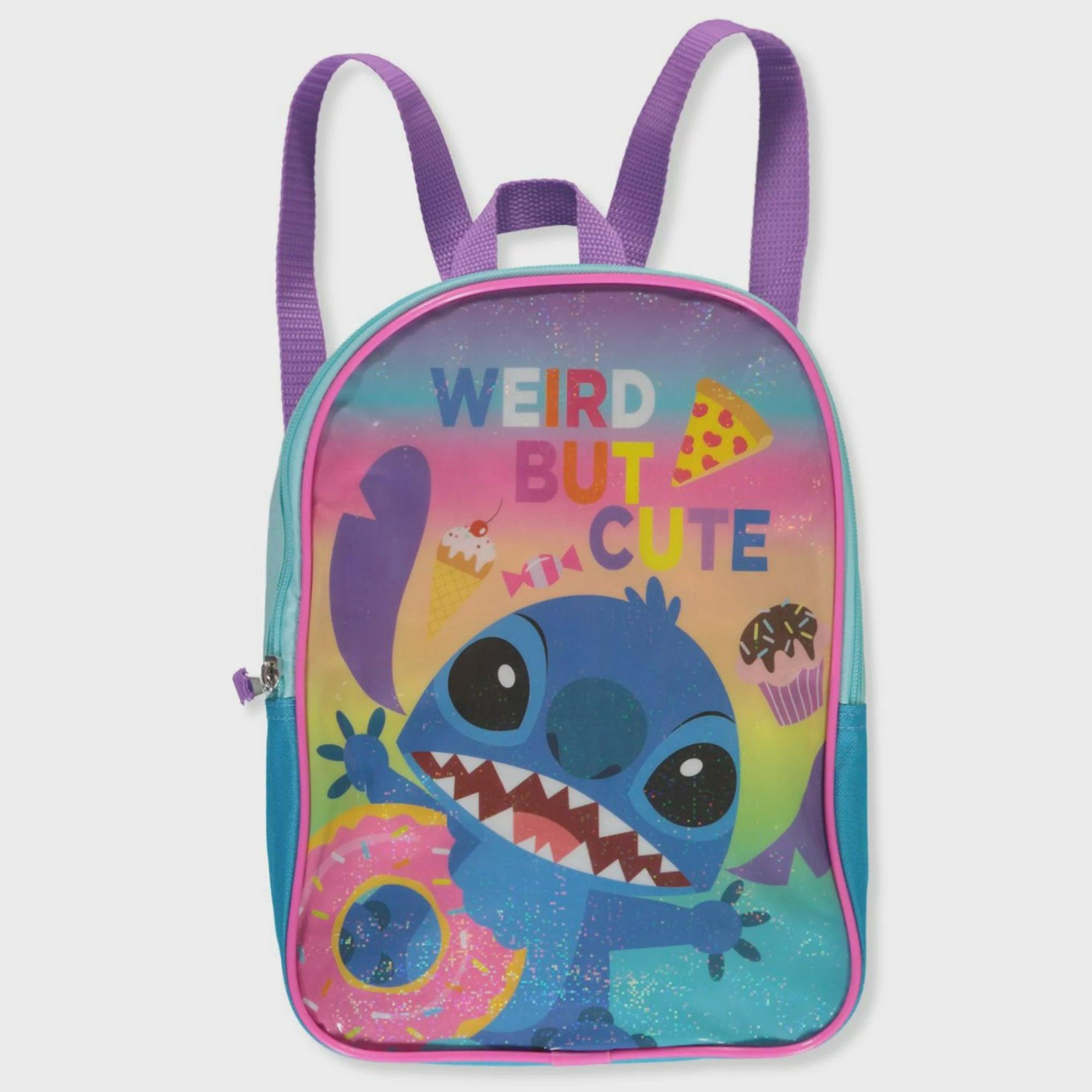 Disney Stitch Weird But Cute 11" Backpack