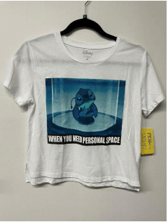 Disney Stitch " When You Need Personal Space" Crop Top