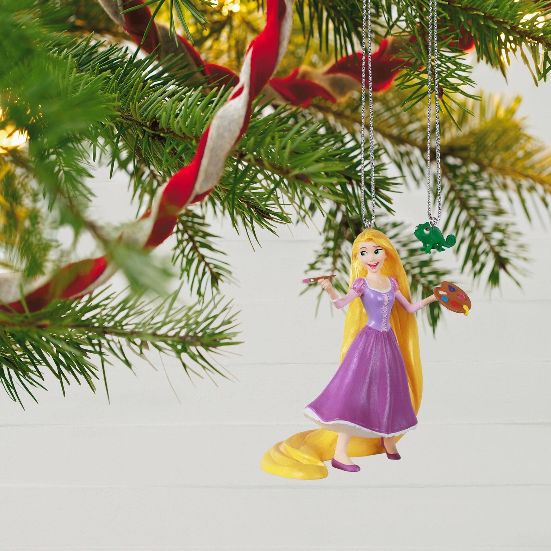Disney Tangled Rapunzel and Pascal Ornaments, Set of 2