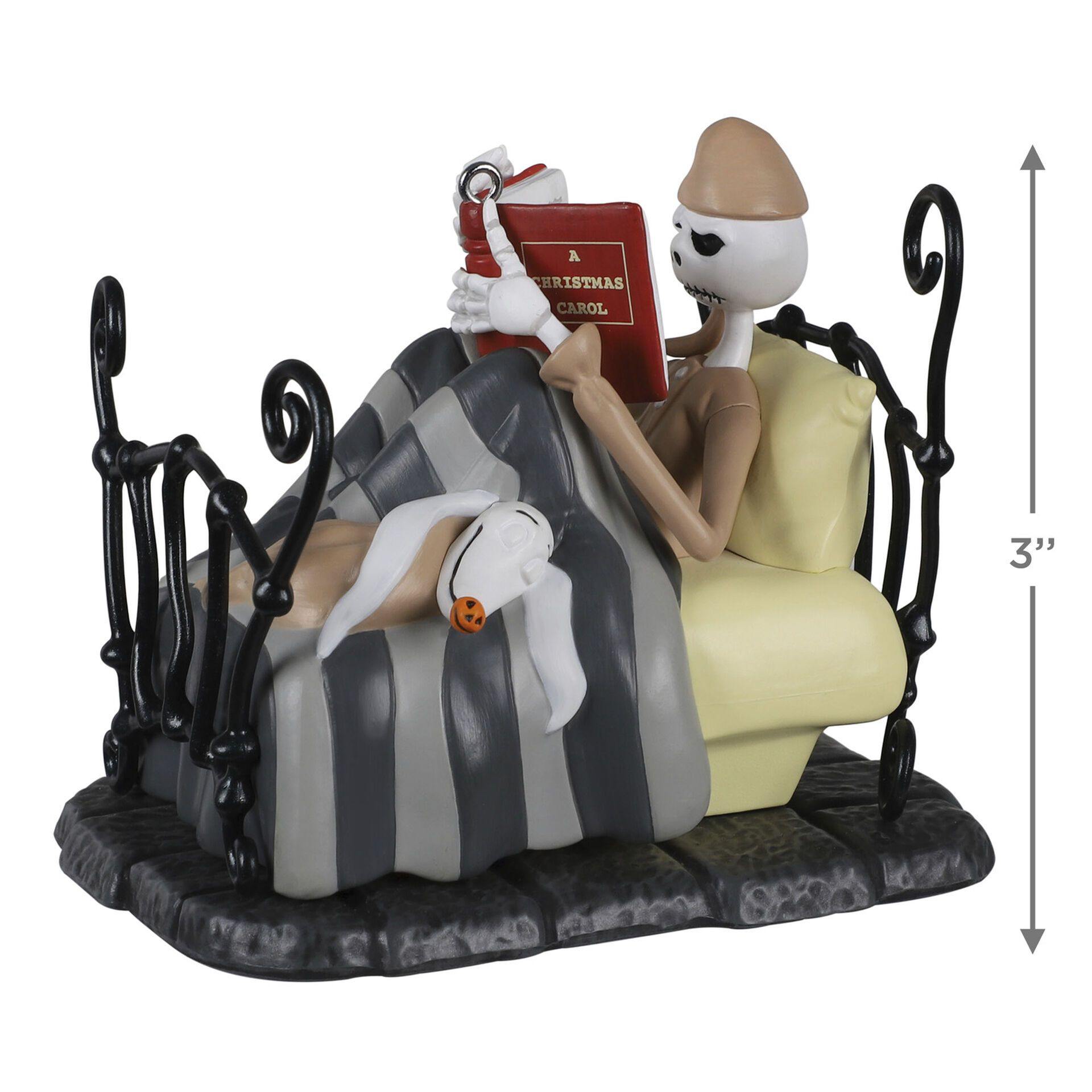 Disney Tim Burton's The Nightmare Before Christmas Bedtime Stories Jack Skellington Ornament
