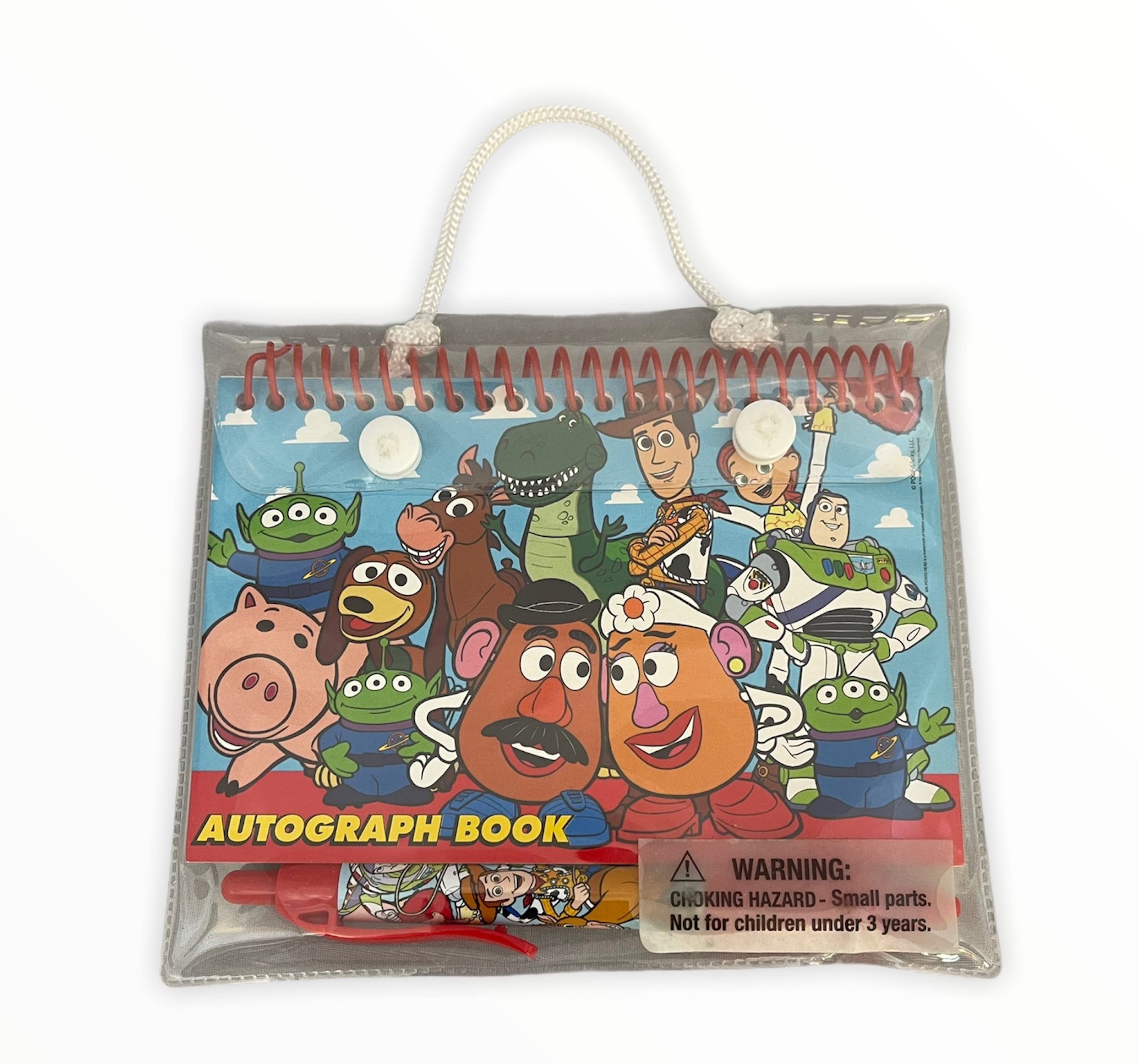 Disney Toy Story Autograph Book With Pen