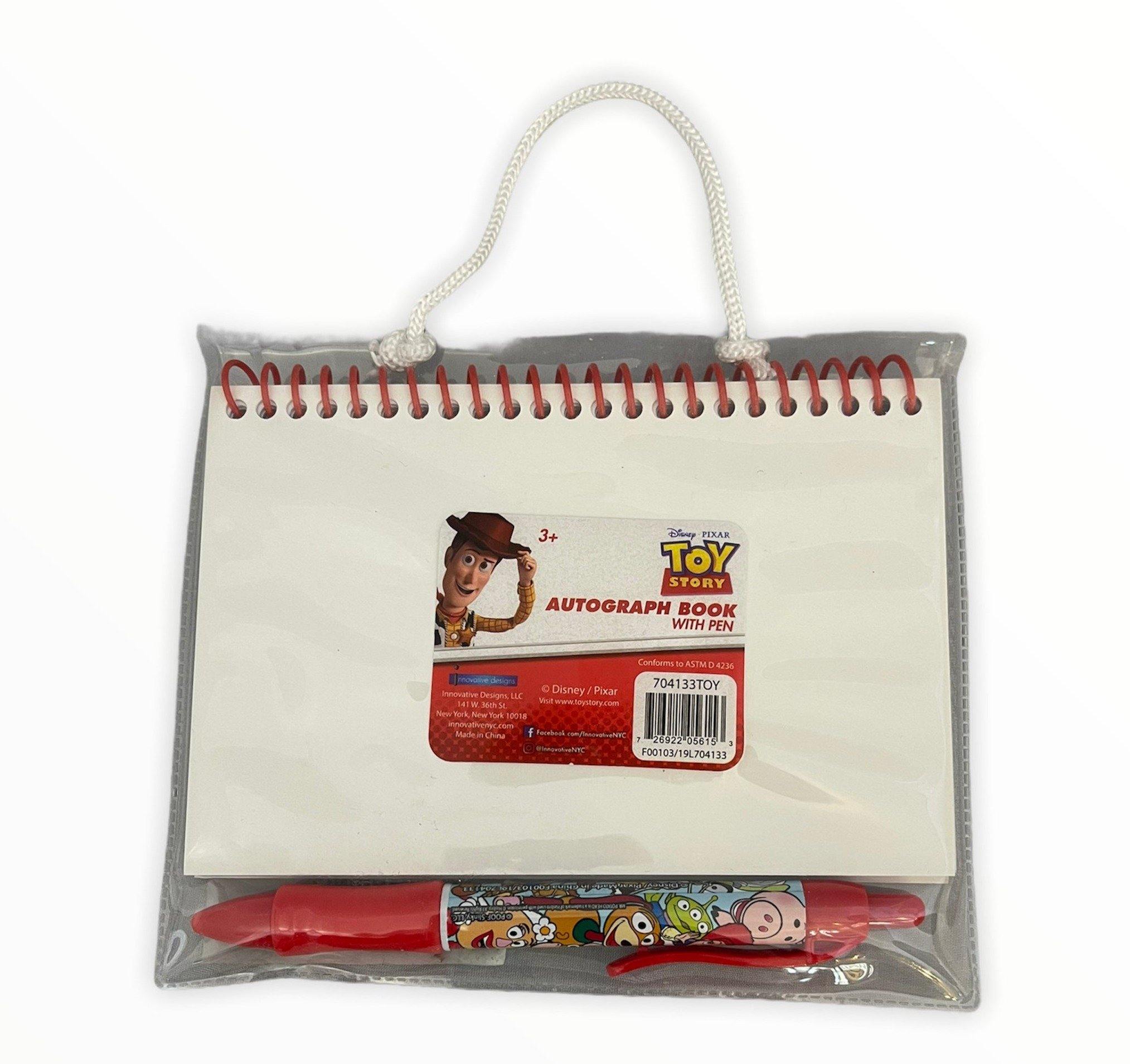 Disney Toy Story Autograph Book With Pen