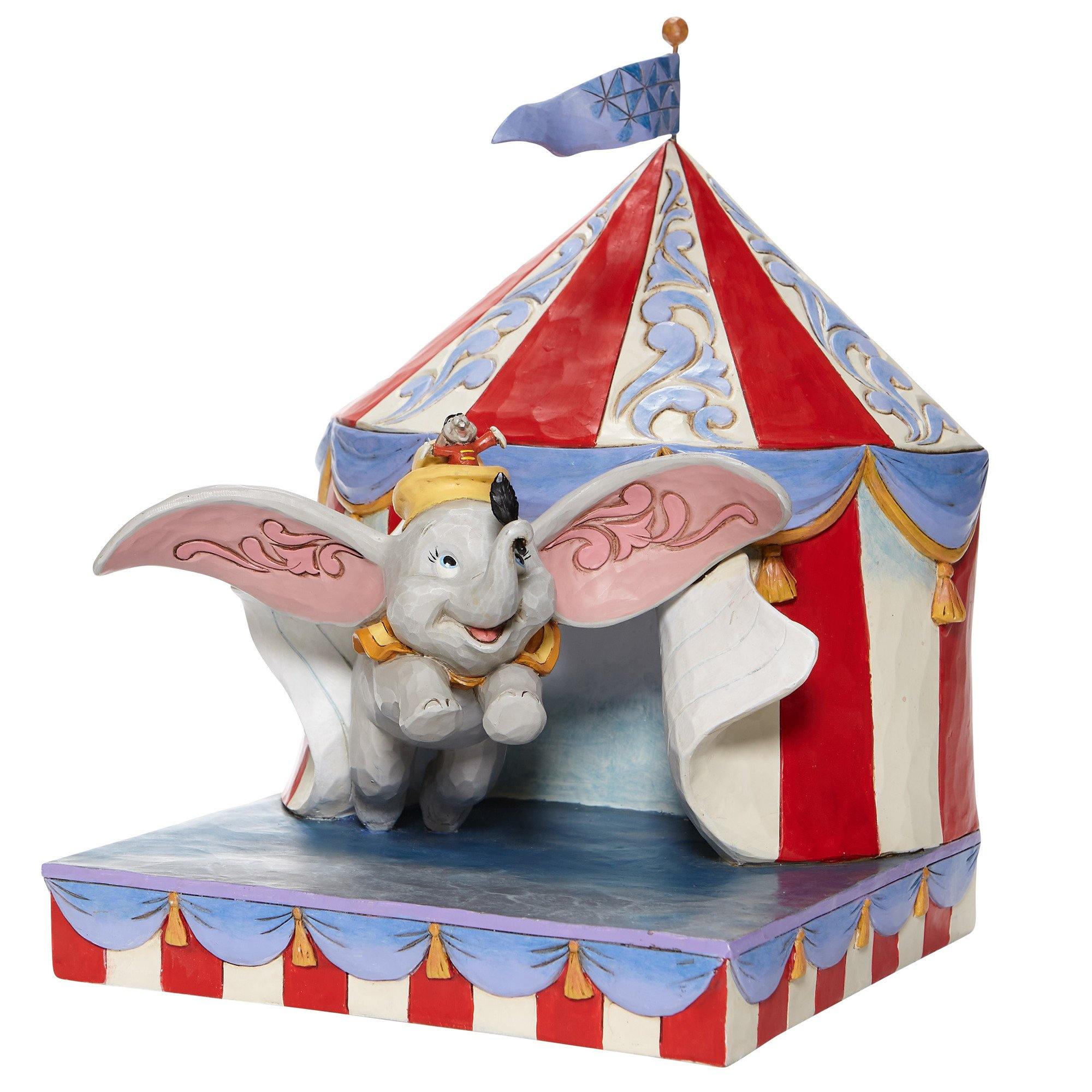 Disney Traditions Dumbo Flying Out of Tent
