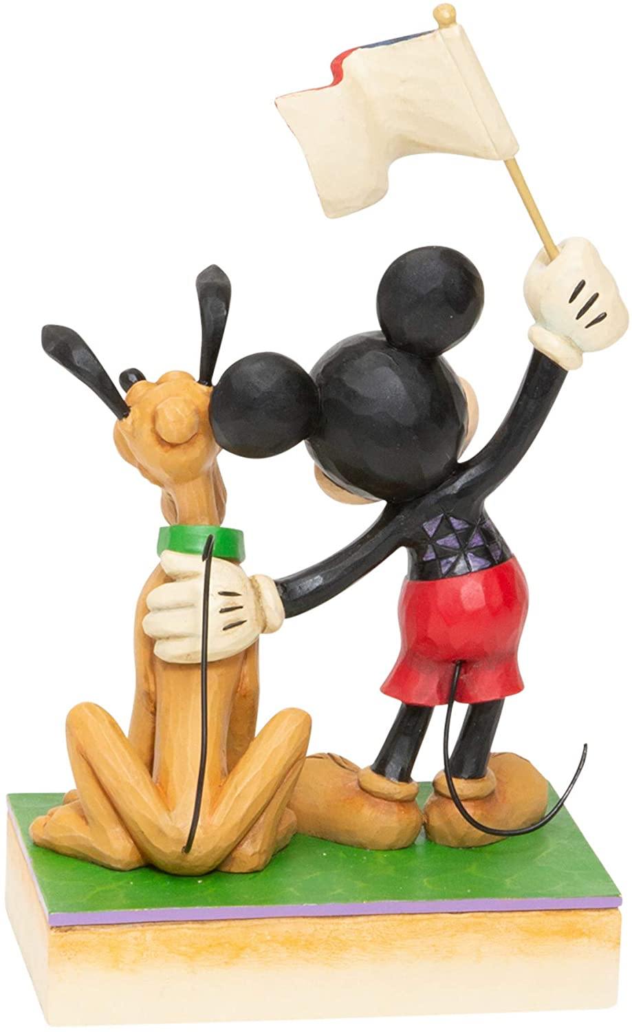 Disney Traditions Mickey And Pluto Patriotic
