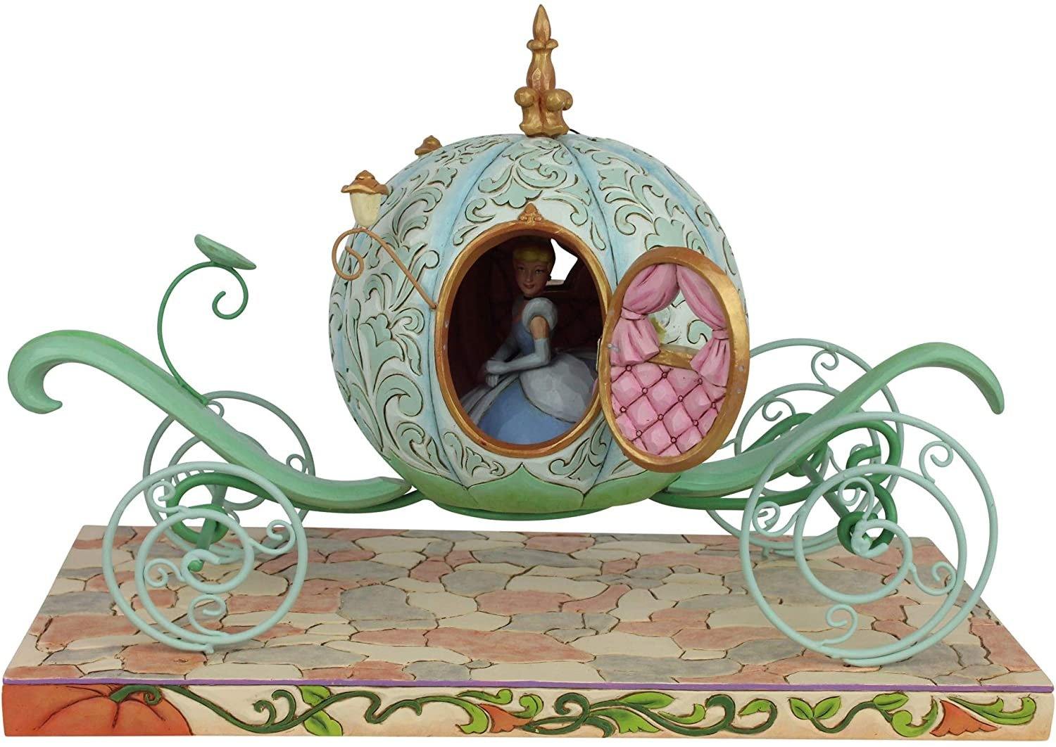 Disney Traditions Pumpkin Coach With Cinderella