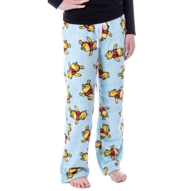 Disney Women's Winnie The Pooh Sketch Toss Print Loungewear Pajama Pants