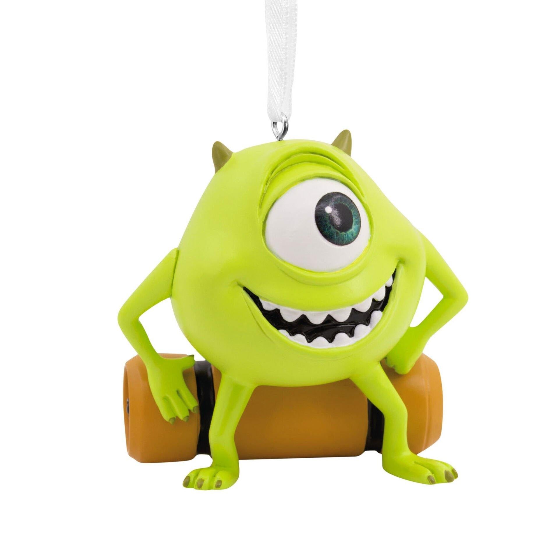 Disney/Pixar Monsters Inc. Mike Wazowski With Scare Tank Hallmark Ornament