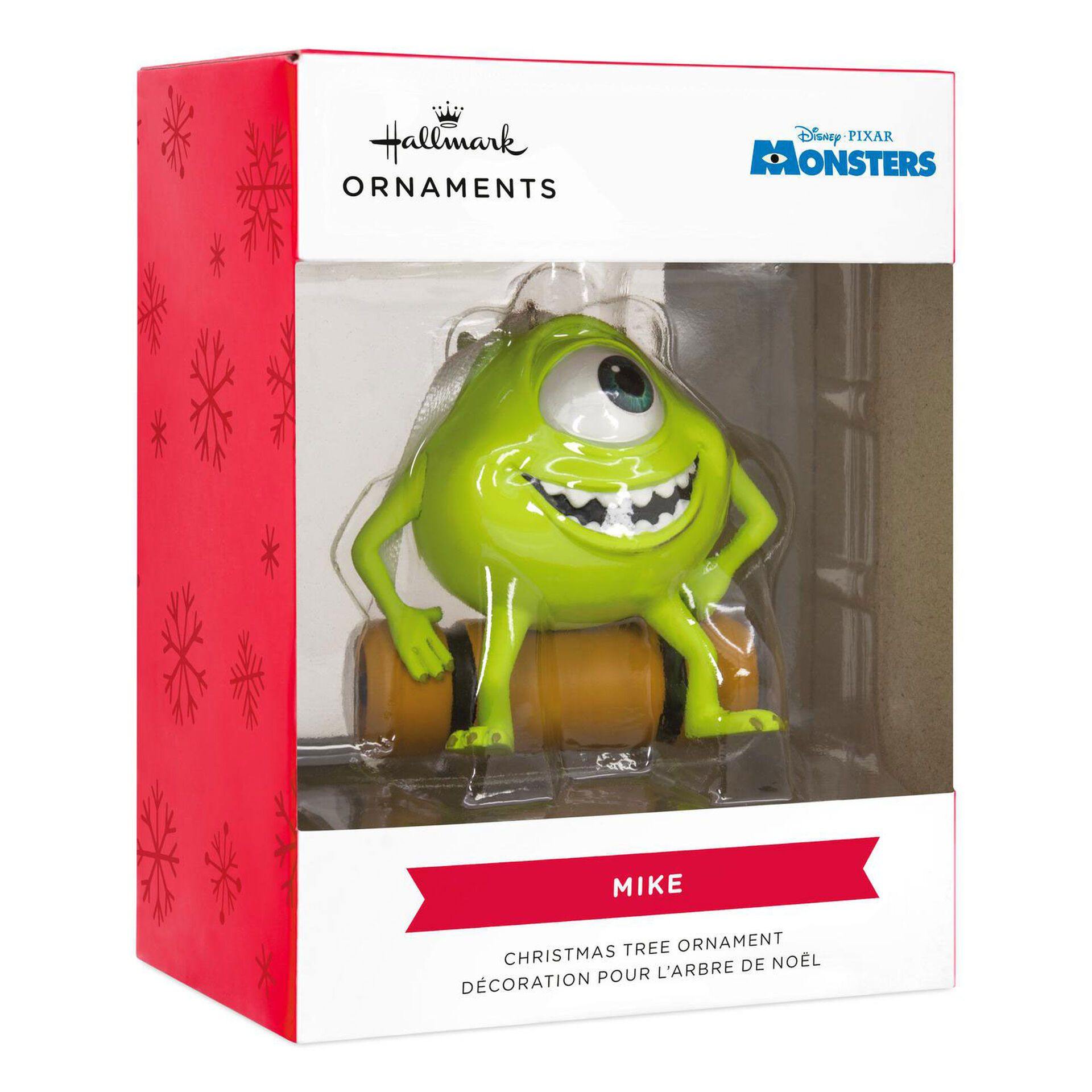 Disney/Pixar Monsters Inc. Mike Wazowski With Scare Tank Hallmark Ornament