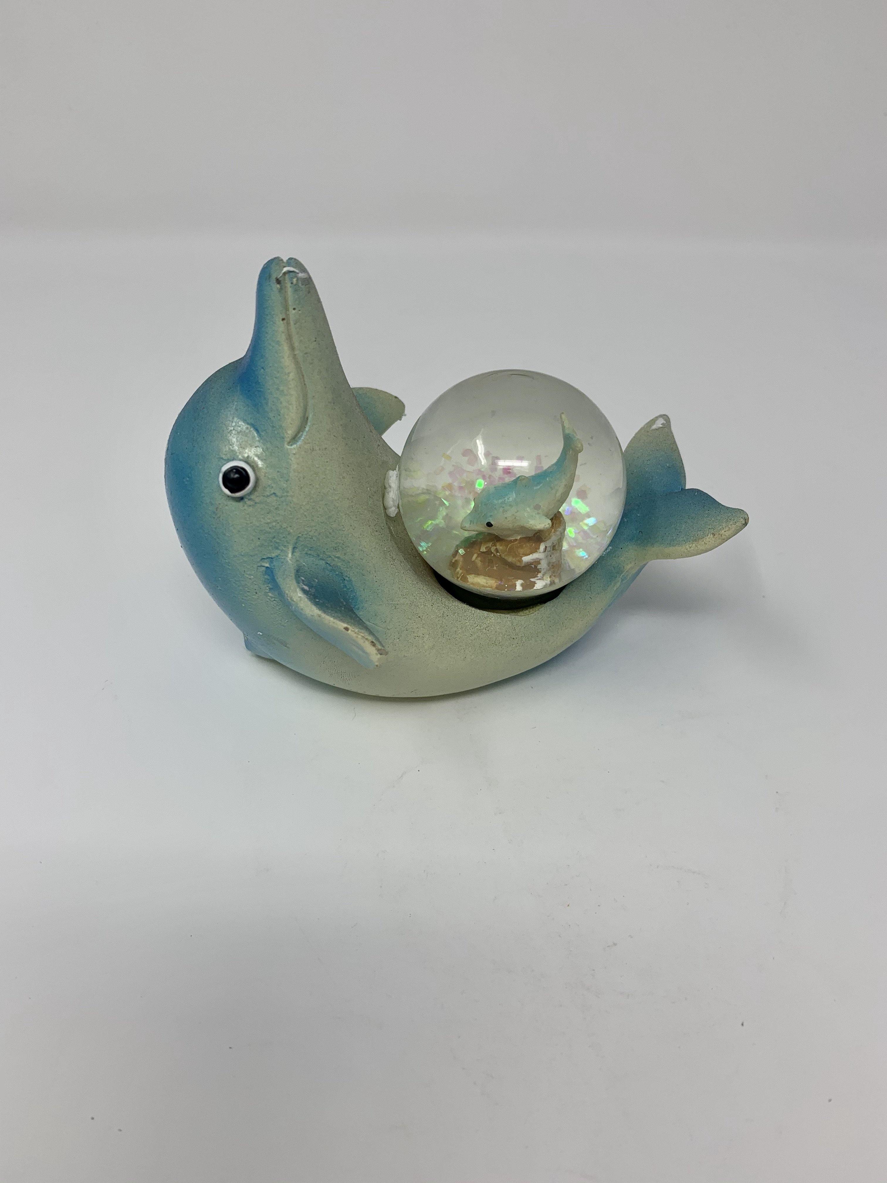 Dolphin Figurine Water Globe