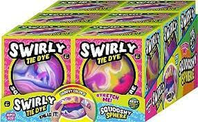 Swirly Tie Dye Squooshy Sphere