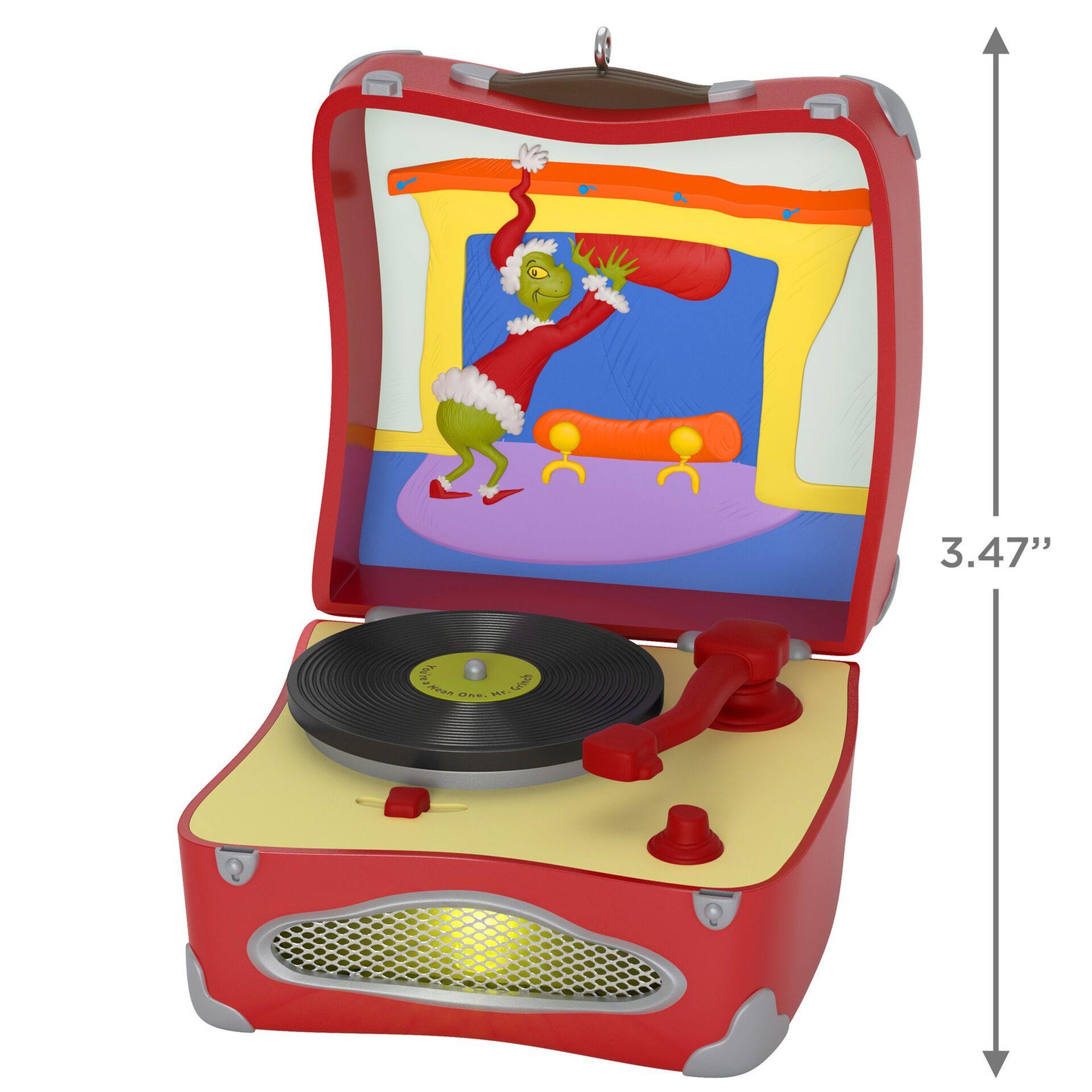Dr. Seuss's How the Grinch Stole Christmas You’re A Mean One, Mr. Grinch Musical Ornament With Light