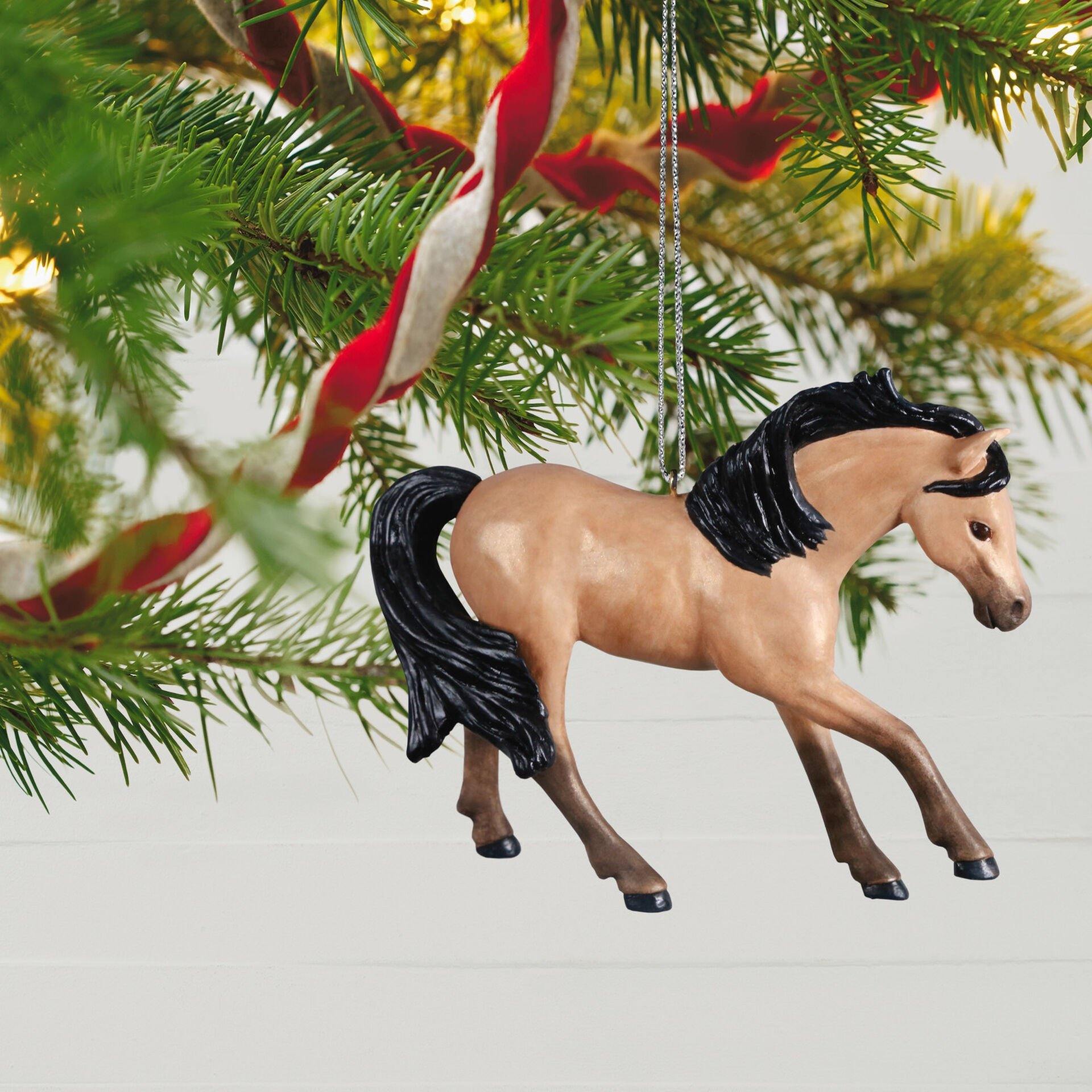 Dream Horse Buckskin Ornament