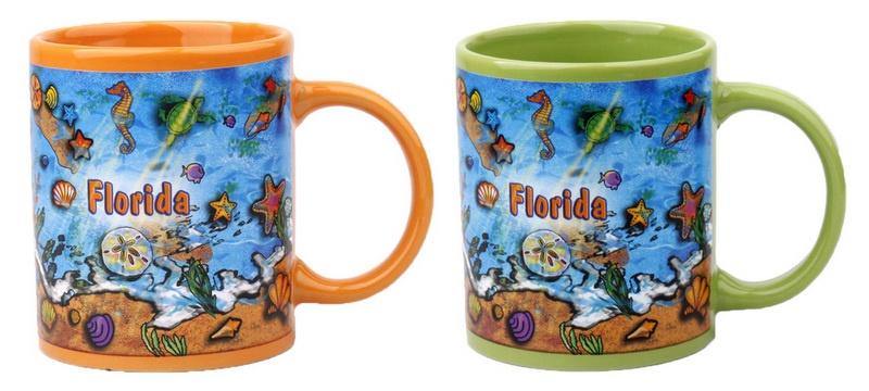 Florida Ceramic Beach Mug