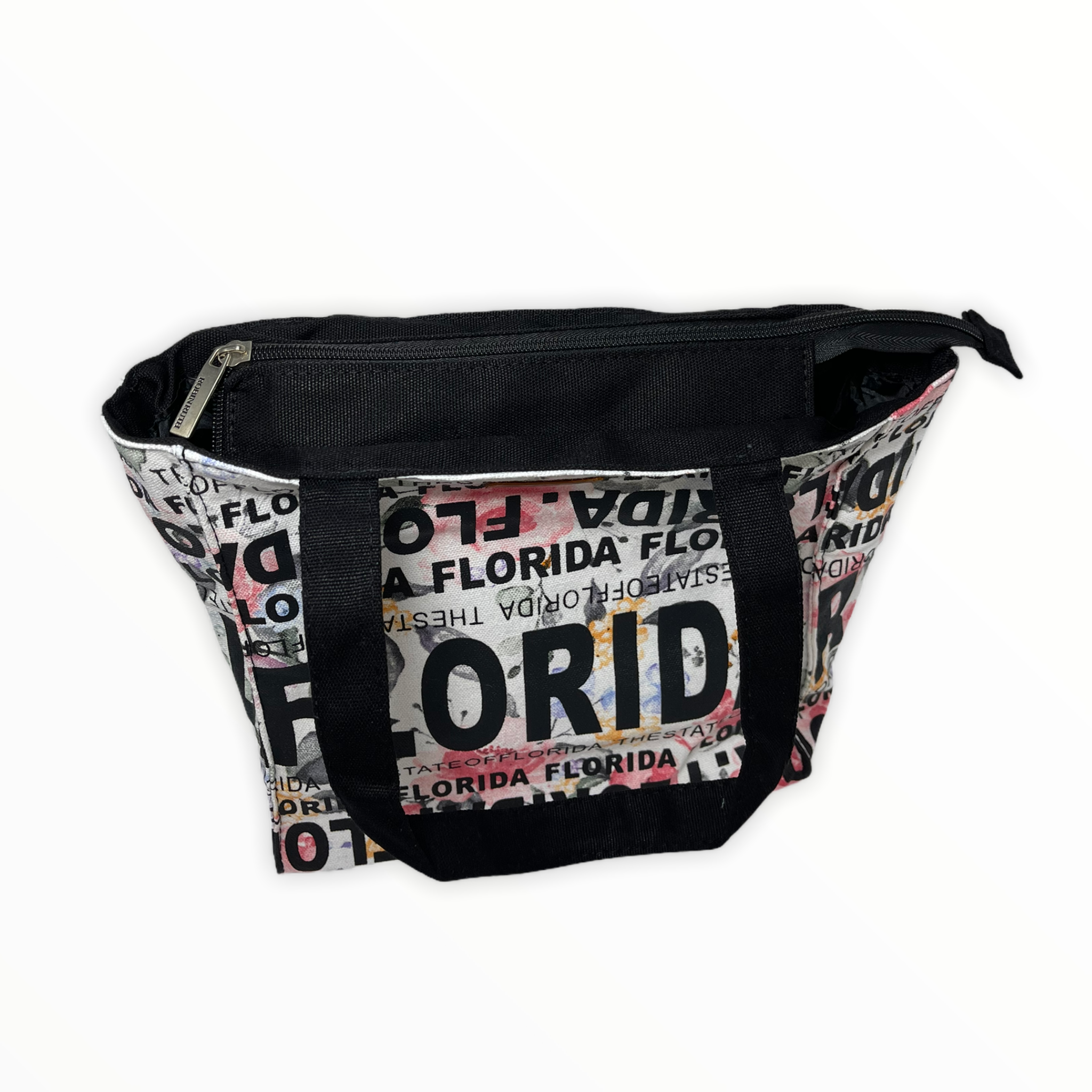 Florida Floral Small Bag - Black