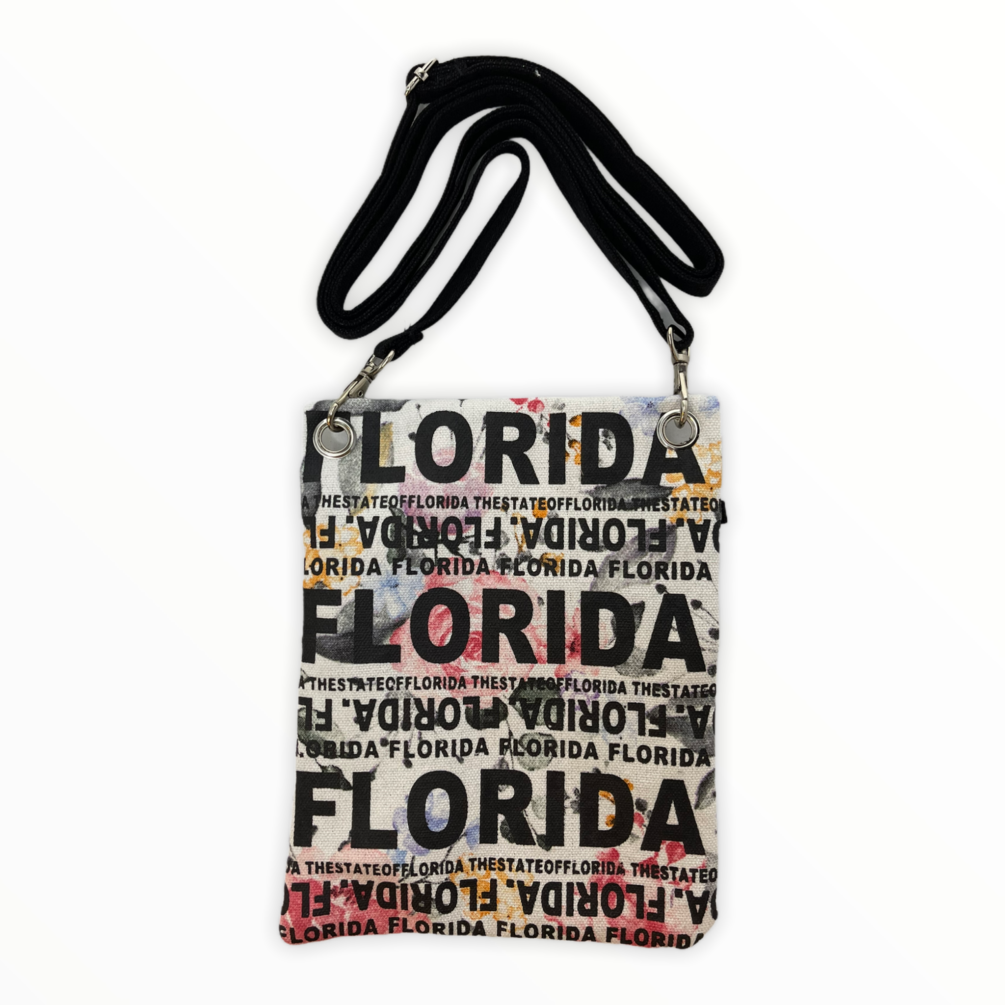 Florida  Floral Travel Daily Messenger Bag