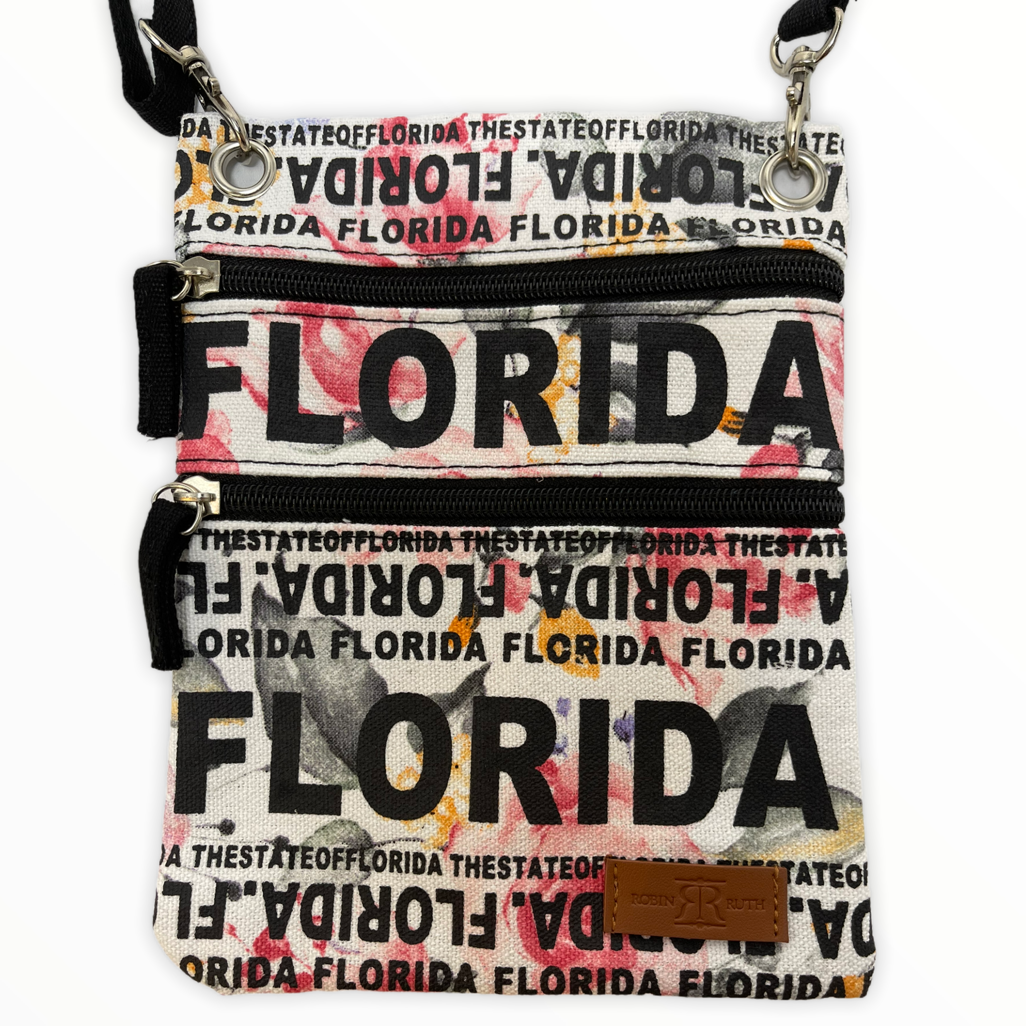 Florida  Floral Travel Daily Messenger Bag