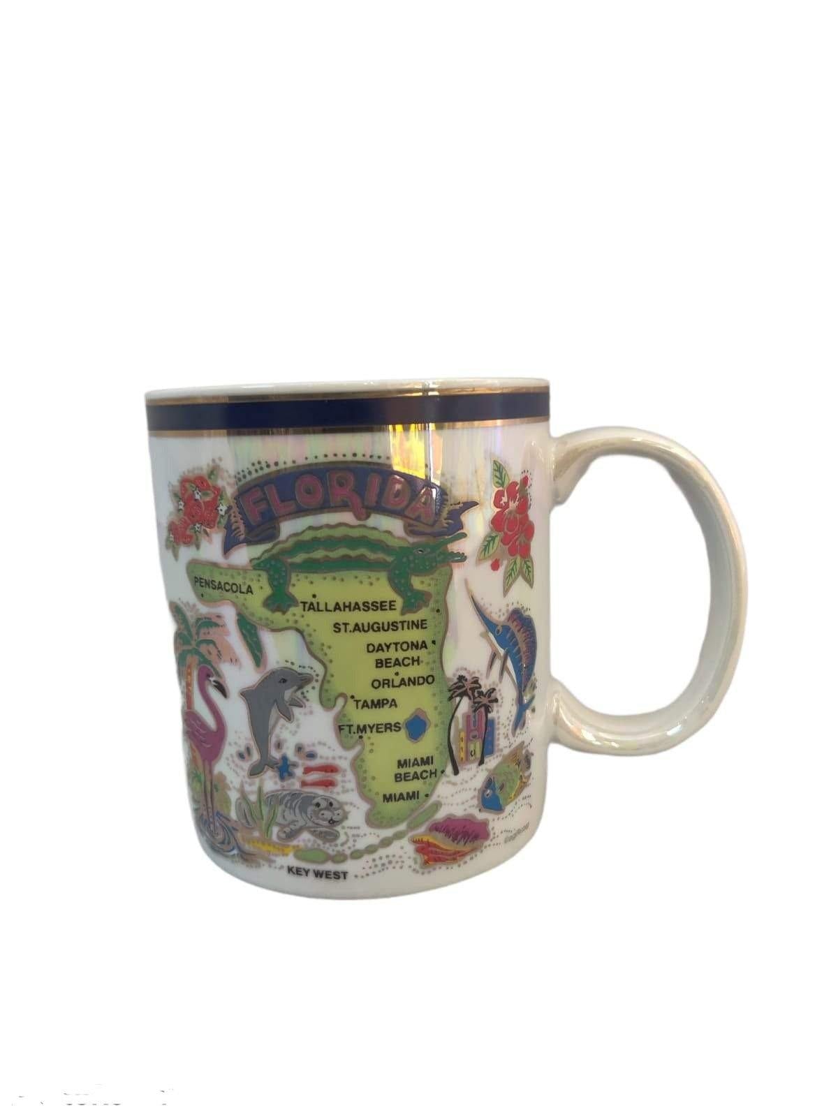 Florida Map Ceramic 12oz Mug