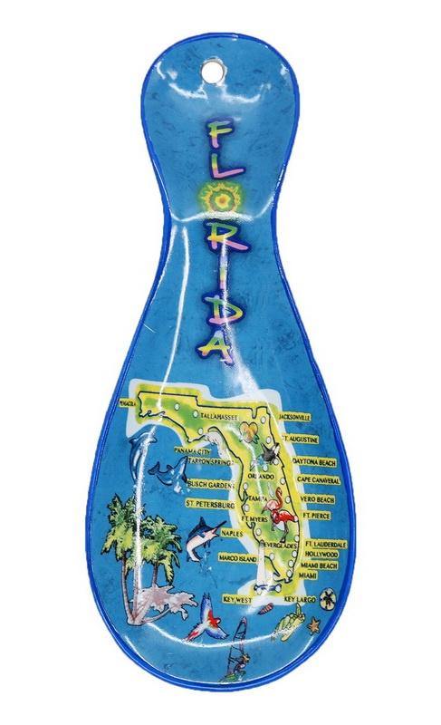 Florida Map Kitchen Spoon Rest