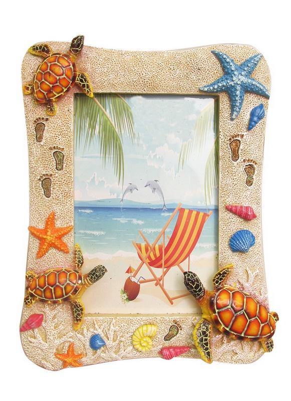 FRAME-POLY SAND/WHT/TRTL 4X6