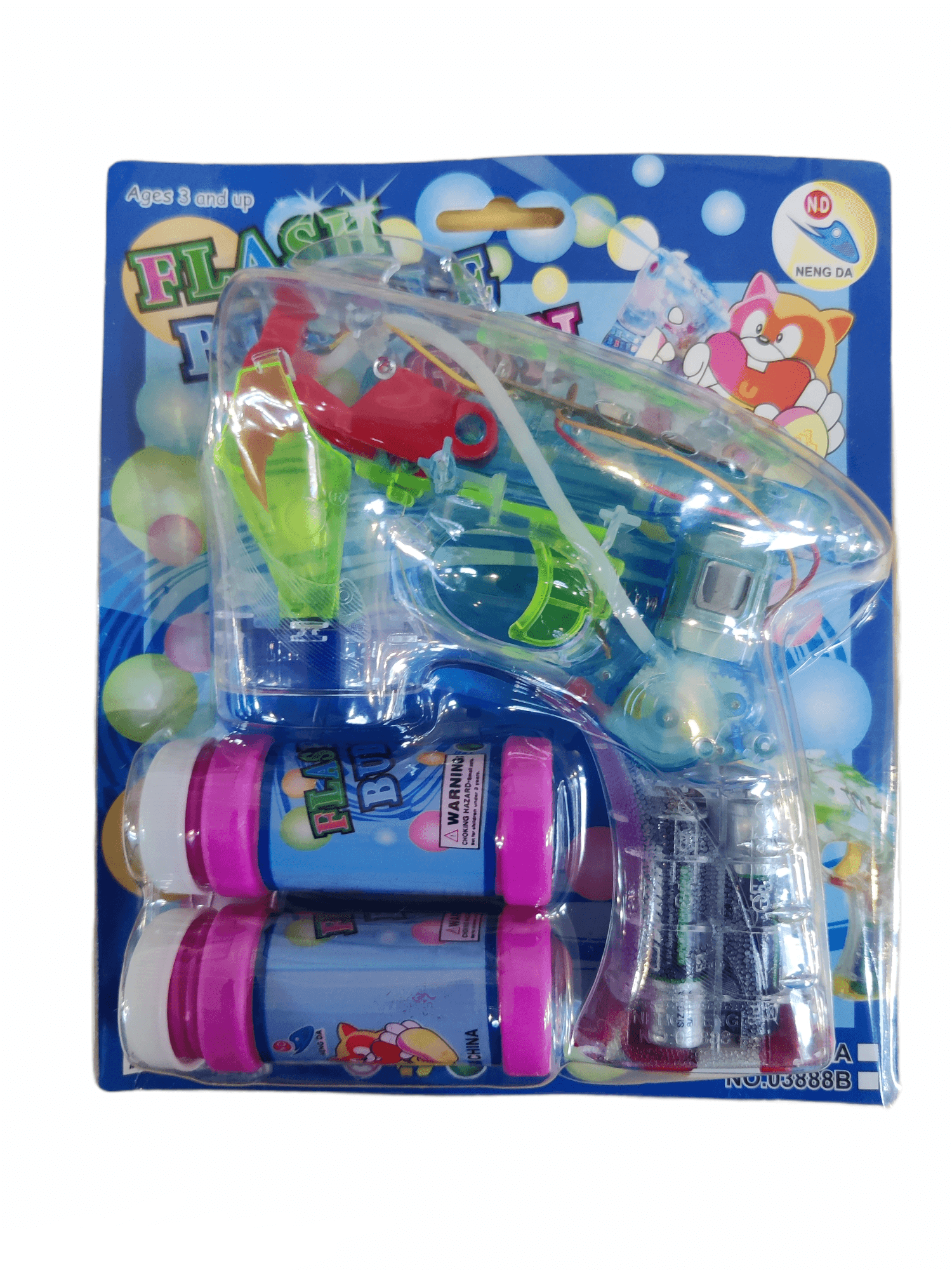 Fun Flashing Bubble Gun