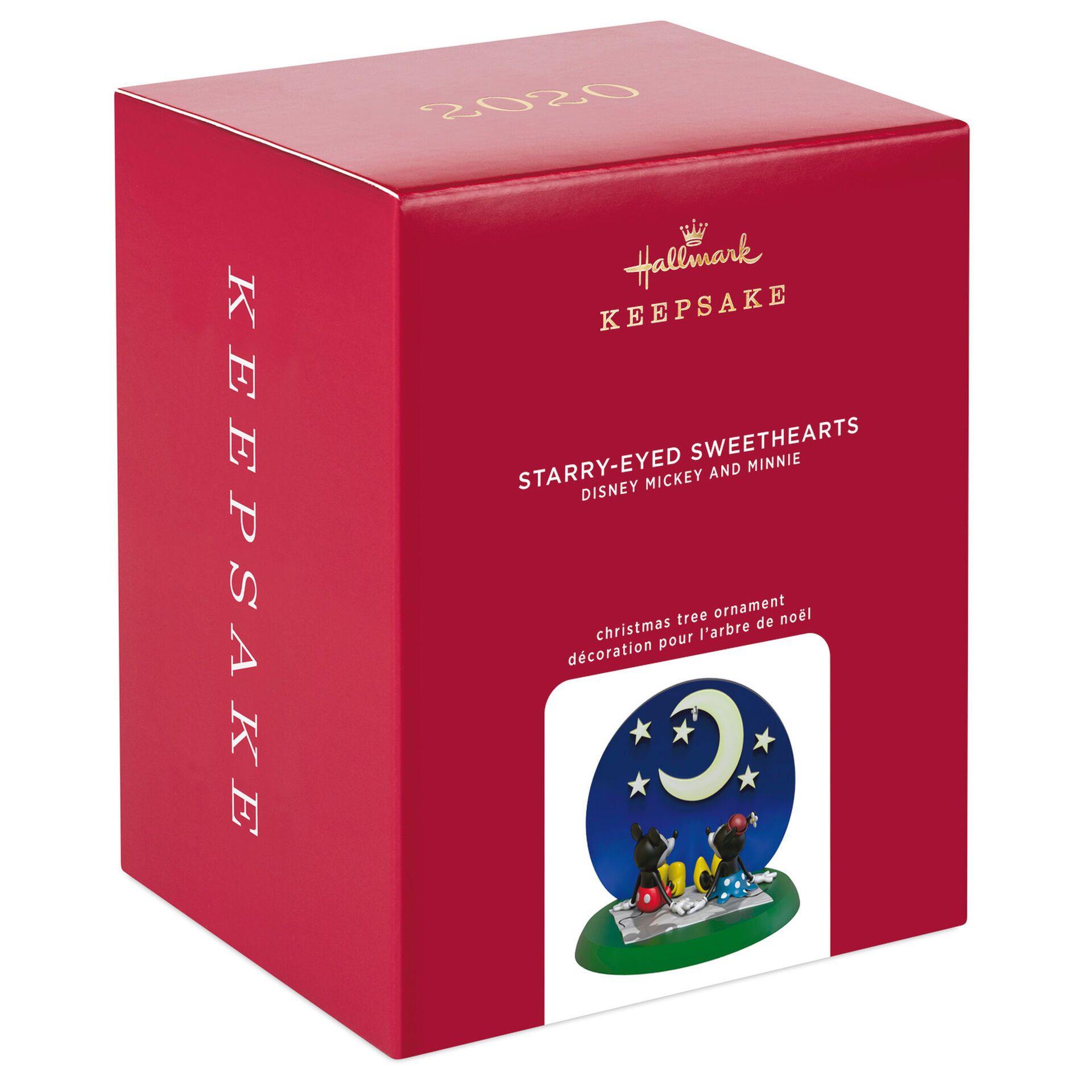 Hallmark 2020 Disney Mickey and Minnie Starry-Eyed Sweethearts Ornament