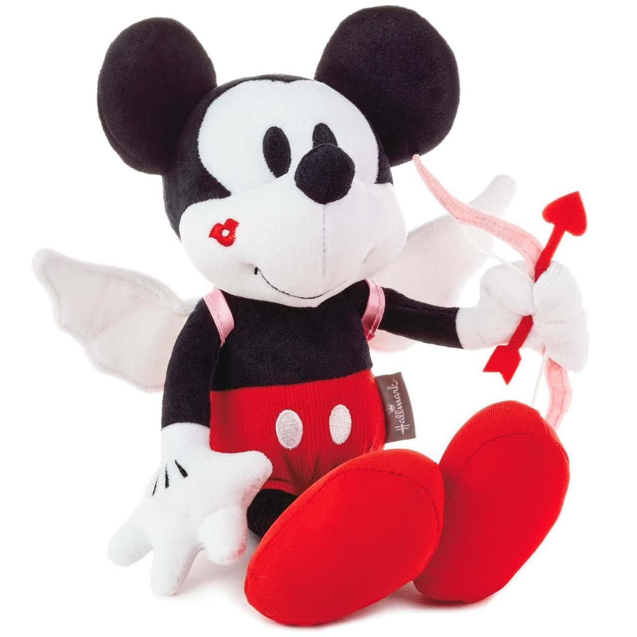 Hallmark Disney Cupid Mickey Mouse Stuffed Animal, 9''