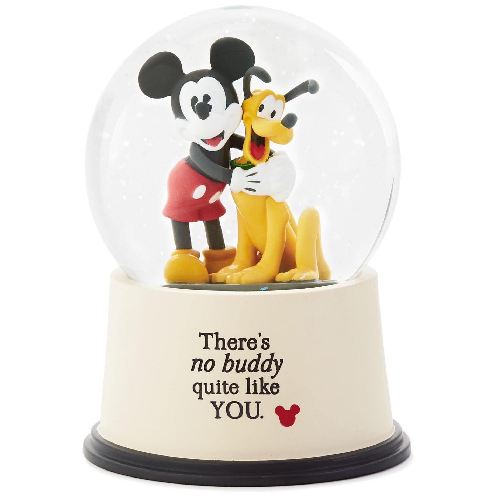 Hallmark Disney Mickey Mouse And Pluto Buddies Snow Globe