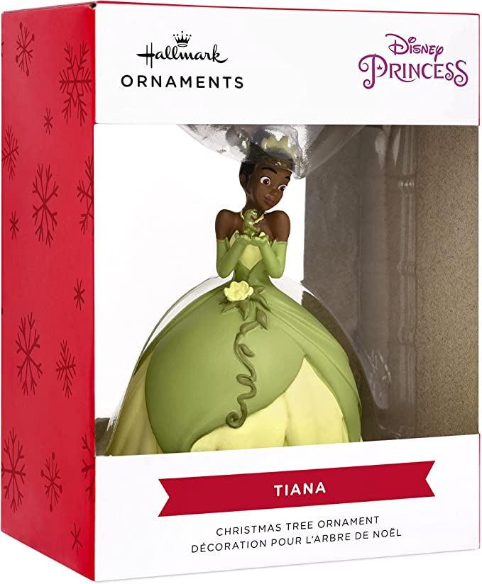 Hallmark Disney The Princess and The Frog Tiana with Frog Prince Naveen Christmas Ornament