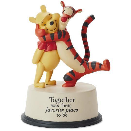 Hallmark Disney Winnie The Pooh And Tigger Together Figurine 5.5In