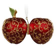 Hallmark Keepsake Christmas 2019 Year Dated Disney Snow White and The Seven Dwarfs The Fairest One of All Apple Ornament, Metal NEW IN BOX