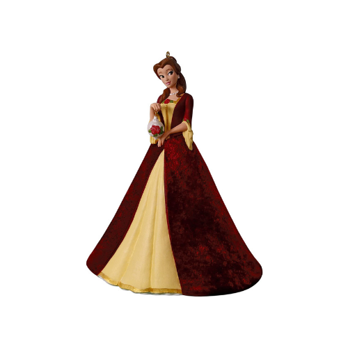 Hallmark Keepsake Christmas Ornament 2018 Year Dated, Disney Beauty And The Beast Christmas Belle, Porcelain New In Box