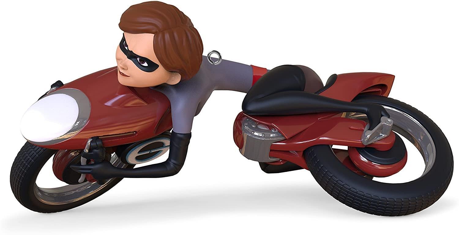 Hallmark Keepsake Christmas Ornament 2018 Year Dated, Incredibles 2 Elastigirl Disney Pixar Rides Again Figurine