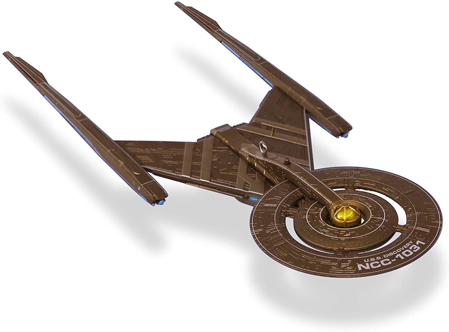 Hallmark Keepsake Christmas Ornament 2018 Year Dated, Star Trek: Discovery U.S.S. Discovery With Light New In Box