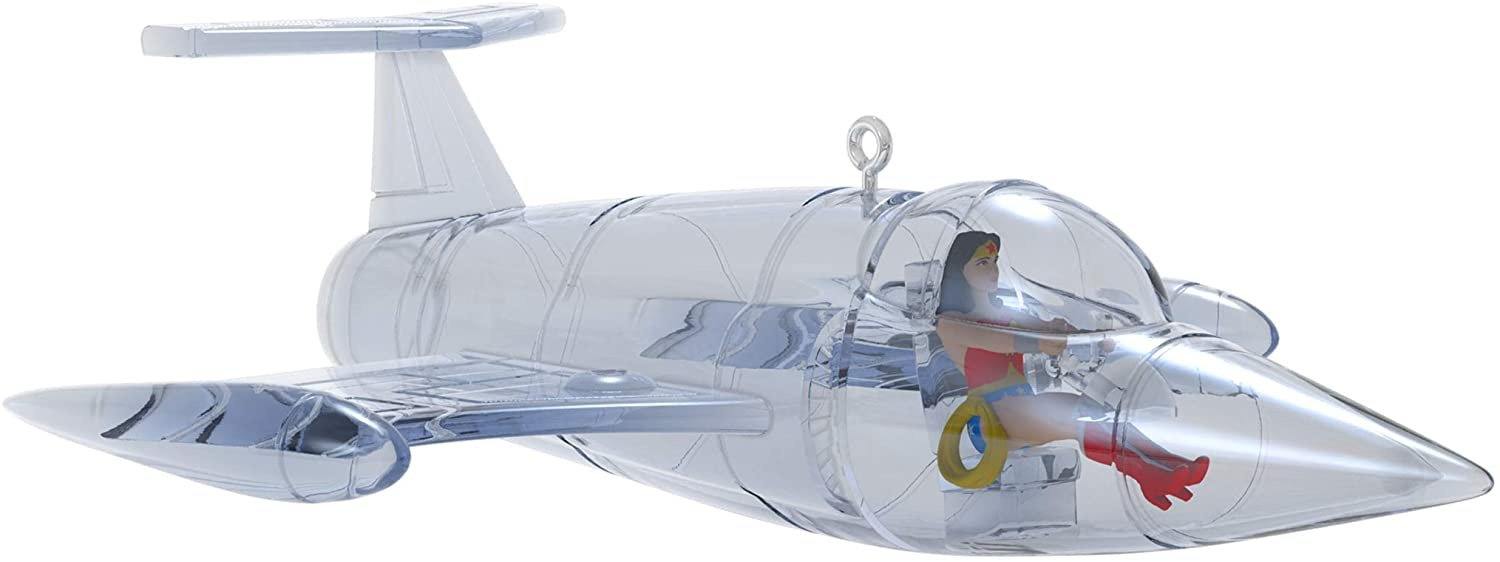 Hallmark Keepsake Christmas Ornament 2019 Year Dated Dc Comics Wonder Woman Invisible Jet New In Box