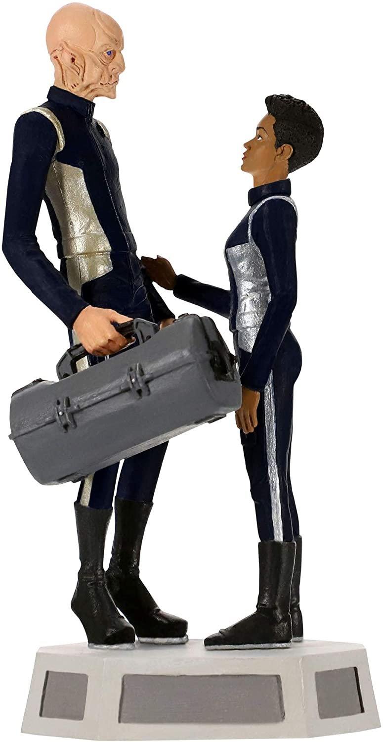Hallmark Keepsake Christmas Ornament 2019 Year Dated Star Trek: Discovery Commander Saru And Michael Burnham With Sound New In Box