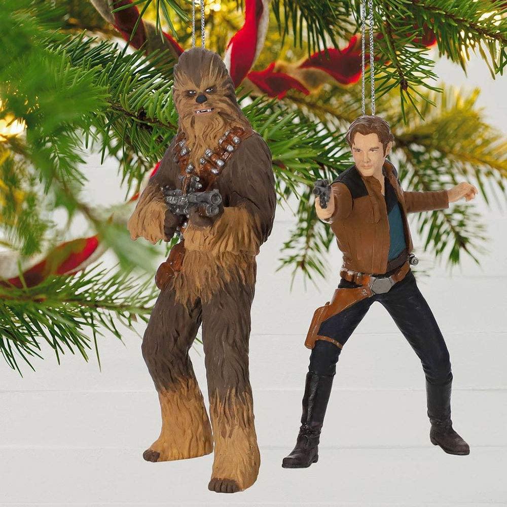 Hallmark Keepsake Christmas Ornaments Star Wars Story Han Solo And Chewbacca