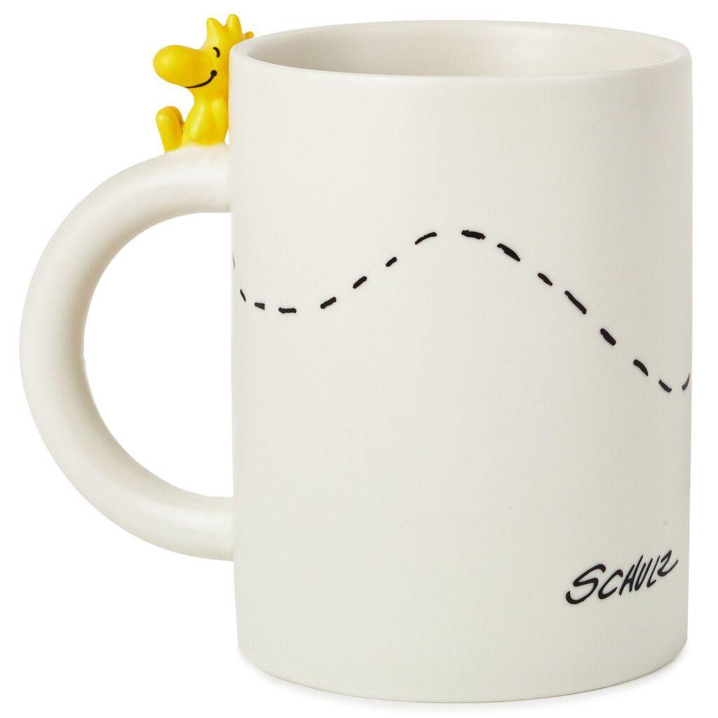 Hallmark Peanuts Dimensional Snoopy and Woodstock Mug