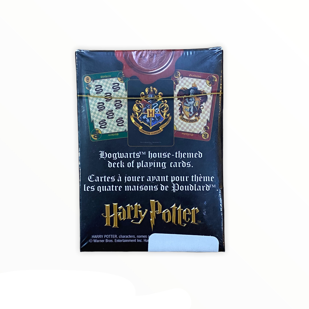 Harry Potter Hogwarts House Playing Cards