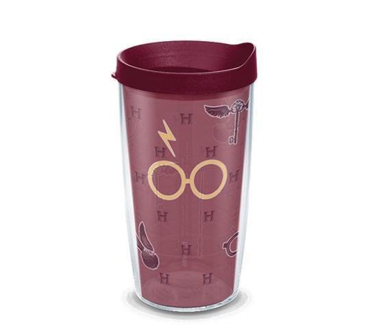 Harry Potter Maroon And Gold Glasses Plastic Tervis Tumbler