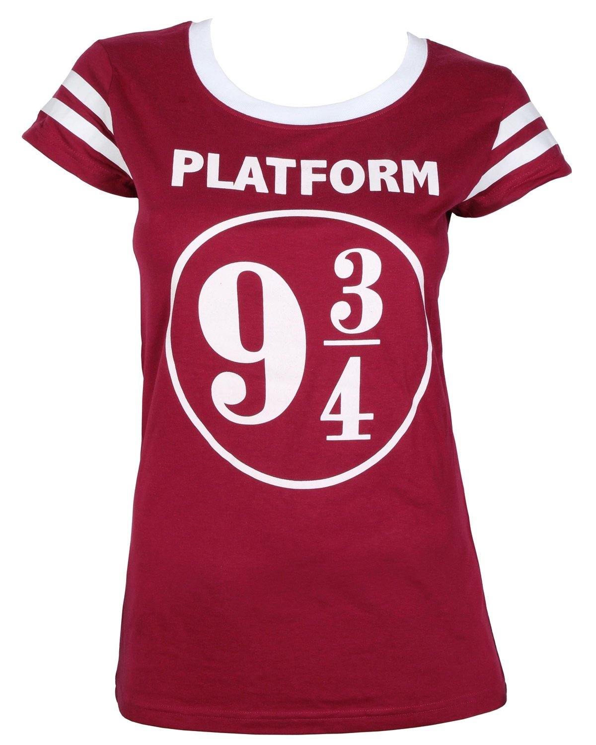 Harry Potter Platform 9 ¾  Striped Sleeve T-Shirt