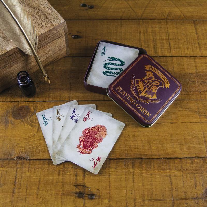 Harry Potter Playing Cards Hogwarts in Tin