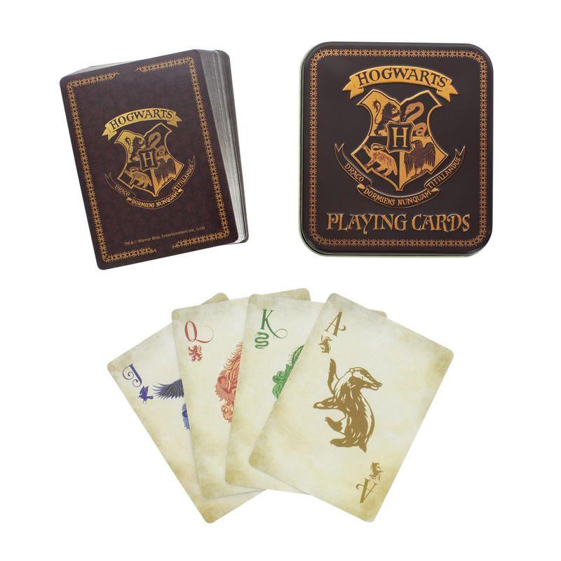 Harry Potter Playing Cards Hogwarts in Tin