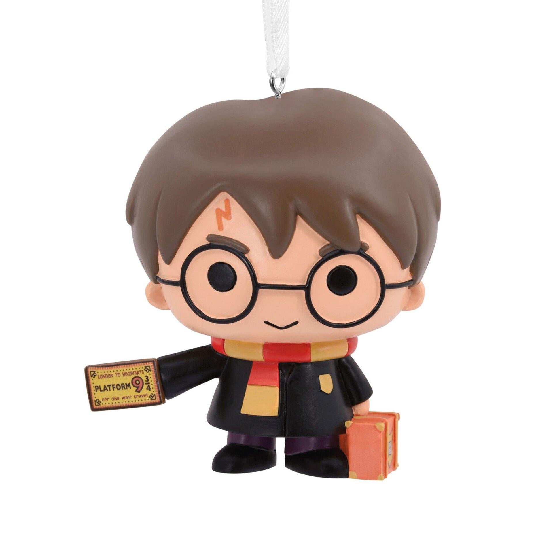 Harry Potter With Train Ticket Hallmark Ornament