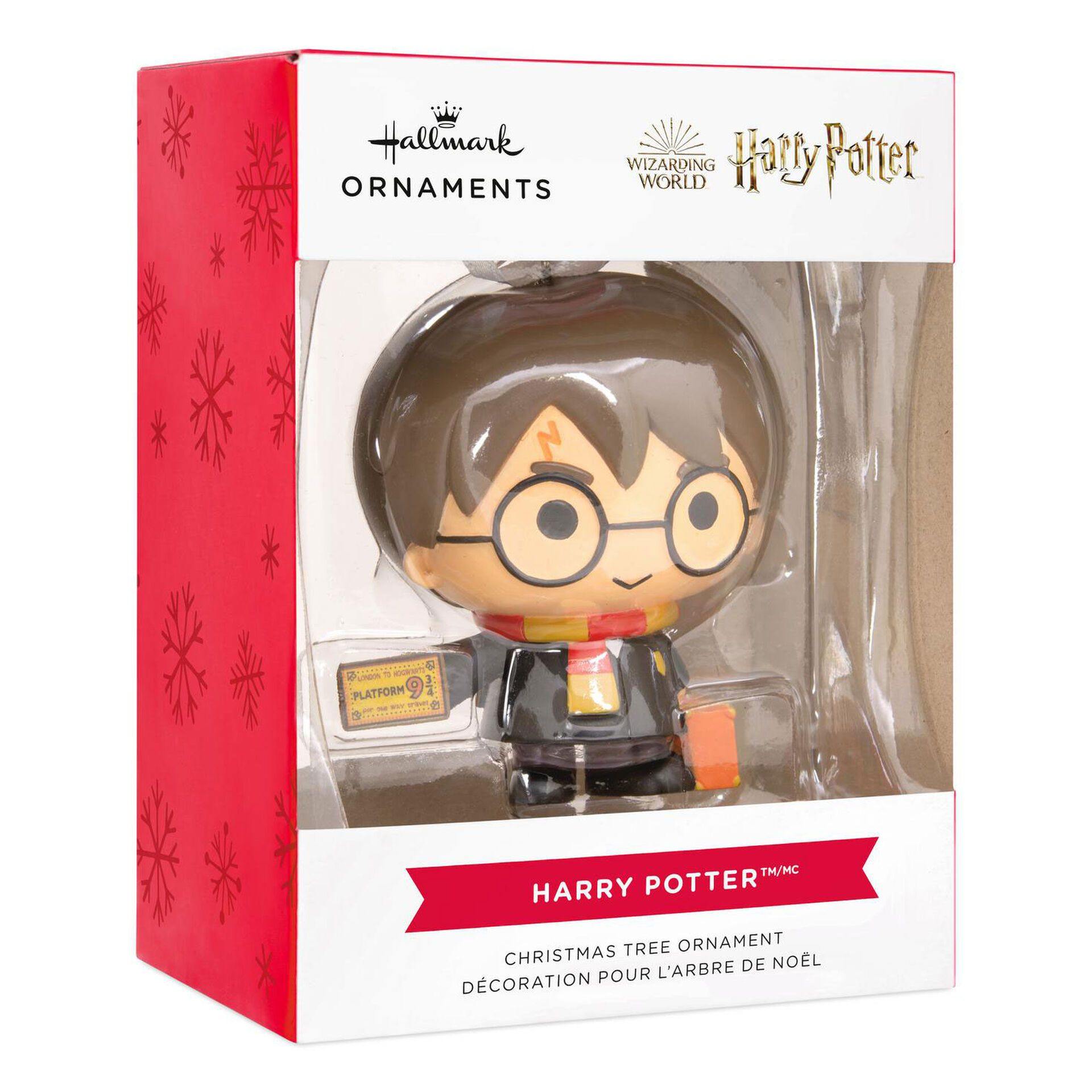 Harry Potter With Train Ticket Hallmark Ornament