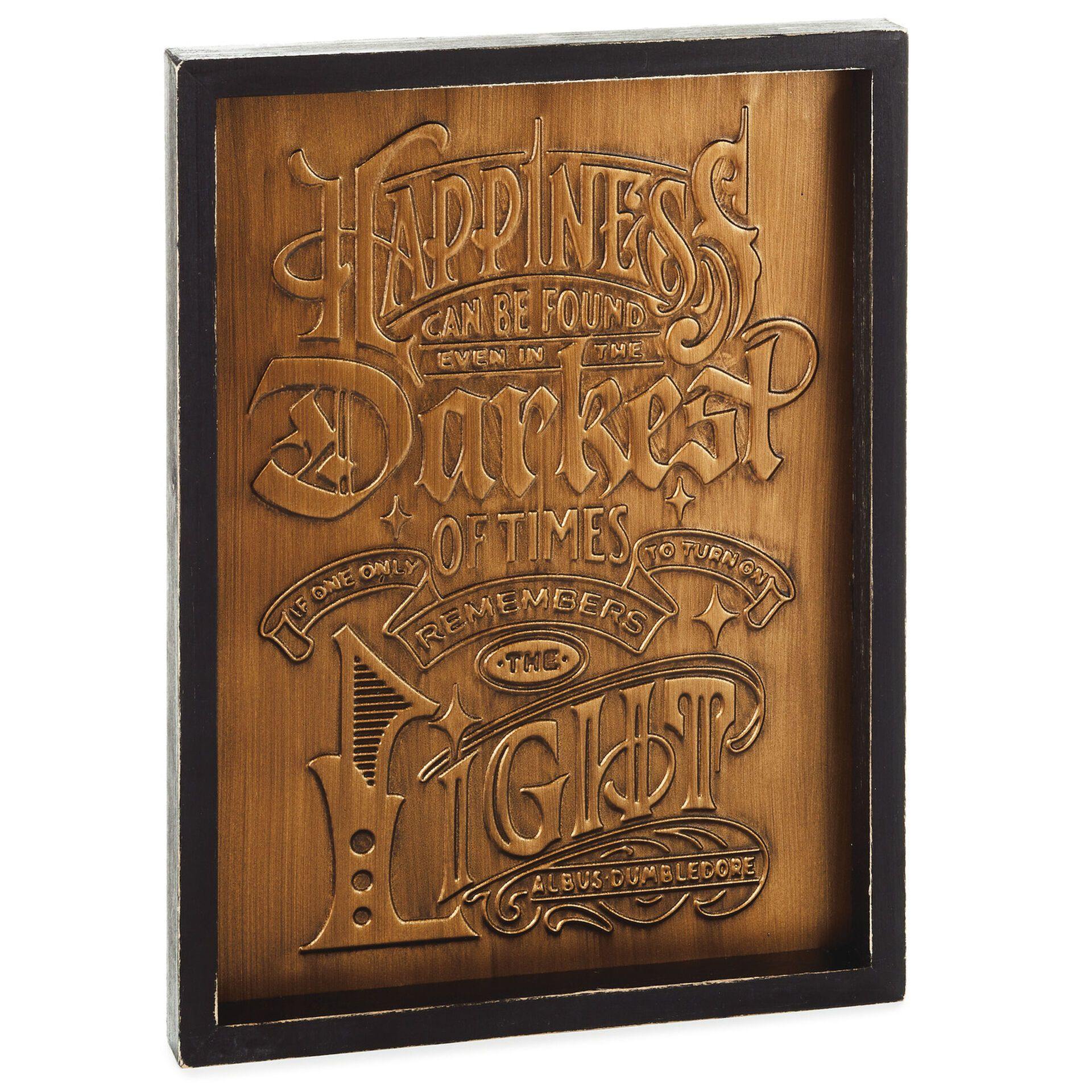 Harry Potter™ Happiness Can Be Found Framed Quote Sign, 9X12