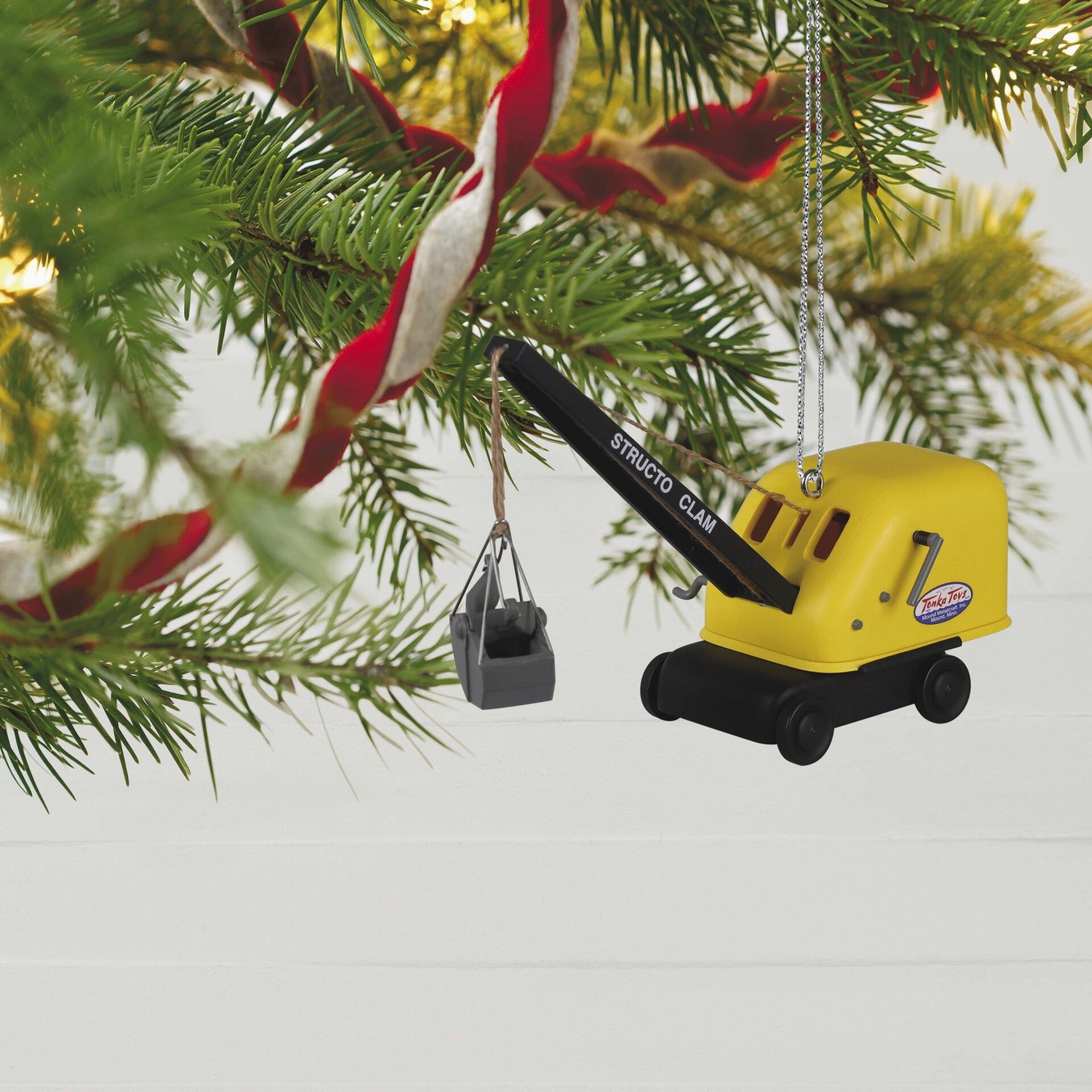 Hasbro Tonka Crane and Clam 75th Anniversary Ornament