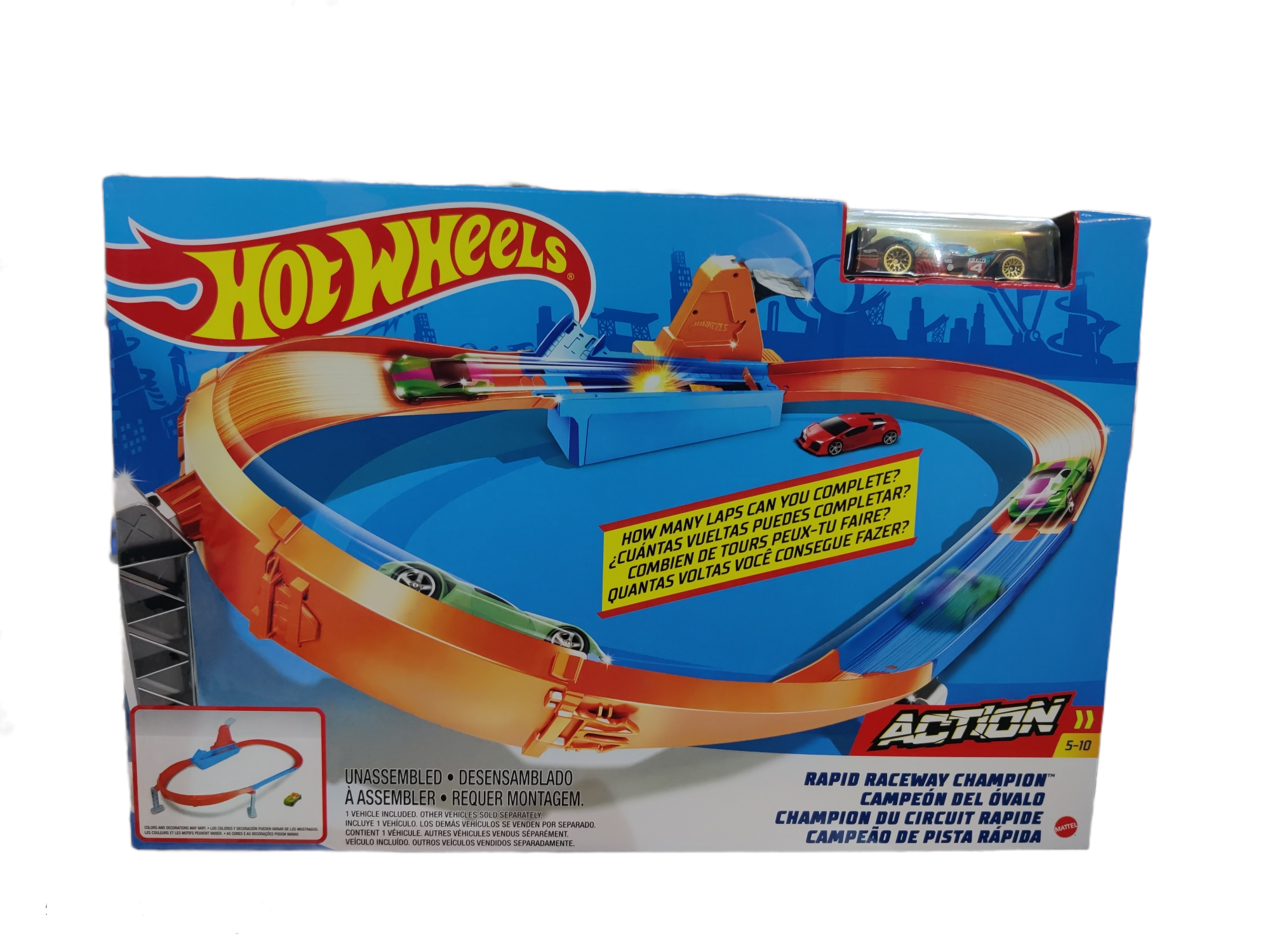 Hot Wheels City Rapid Raceway Champion Playset