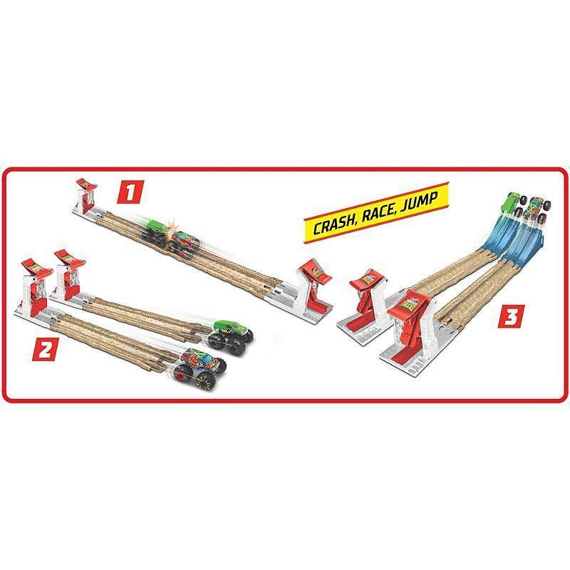 Hot Wheels Monster Trucks Double Destruction Play Set