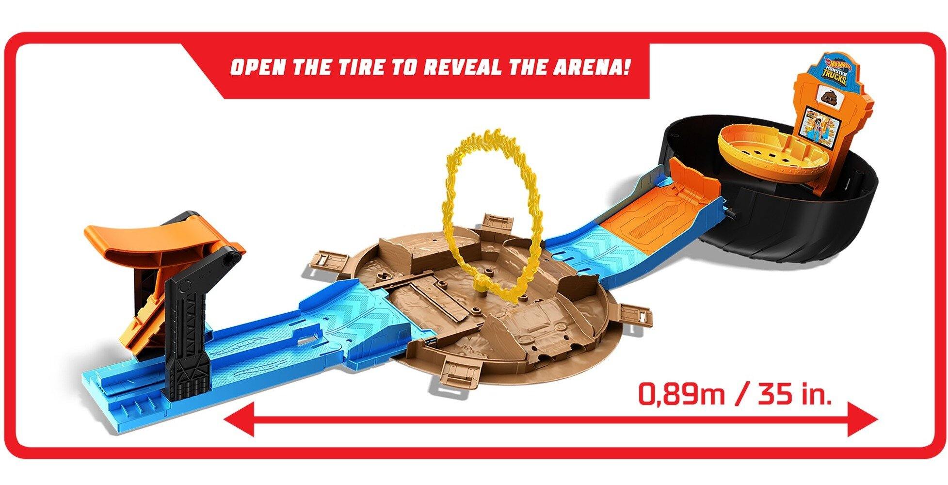 Hot Wheels Monster Trucks Stunt Tire Play Set